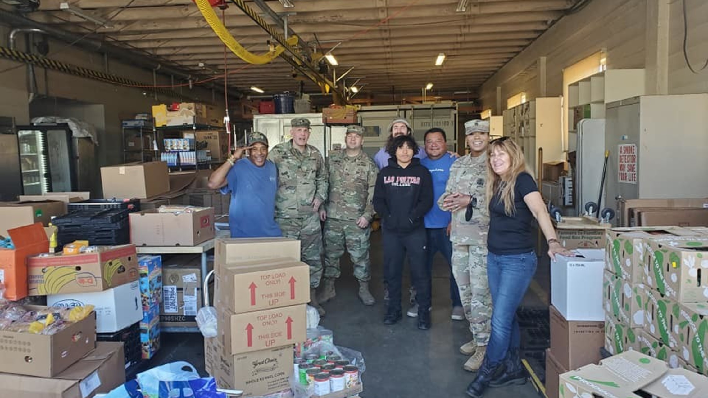 With the help of Scott and Kelli, we continue feeding the Camp Parks Troops every Monday along with so many other partners who distribute abroad weekly Ronnie5
